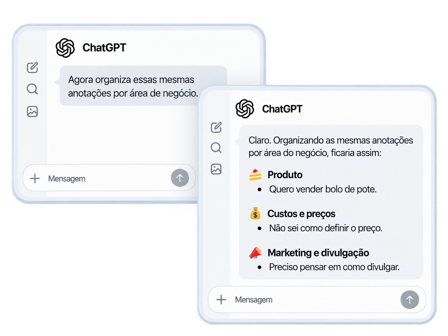 Prova real 06: organização de um pequeno negócio por produto, preço e divulgação